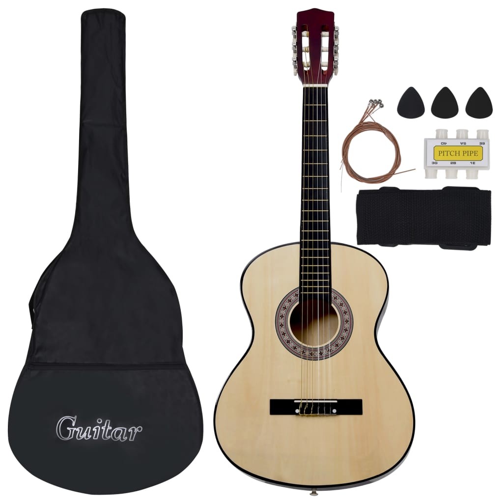 8 Piece Classical Acoustic Guitar Kids and Beginner Set 3/4 36